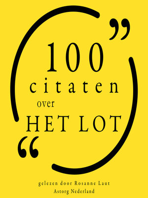 cover image of 100 citaten over het lot